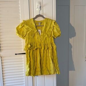 Urban Outfitters Yellow Mini Dress